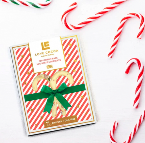Candy Cane Peppermint White Chocolate Bar